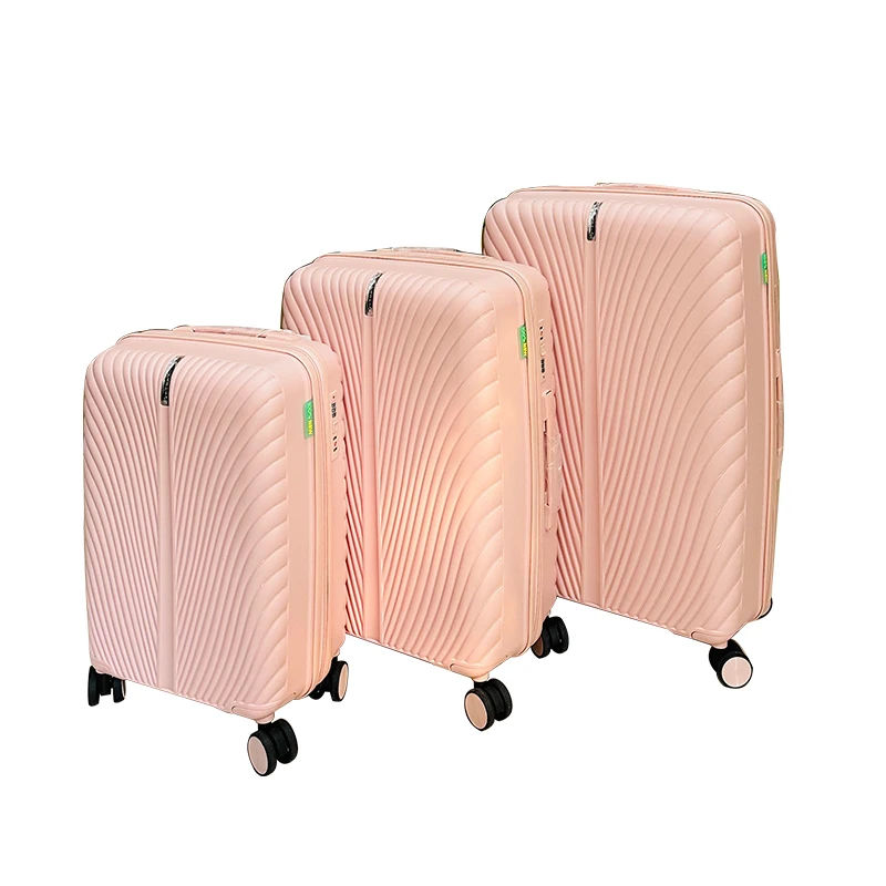 Unisex Marksman Hot Sale Travel Luggage Bag Custom Set of 4 PP Durable Suitcases with 4 Wheels Quality Travel Accessories
