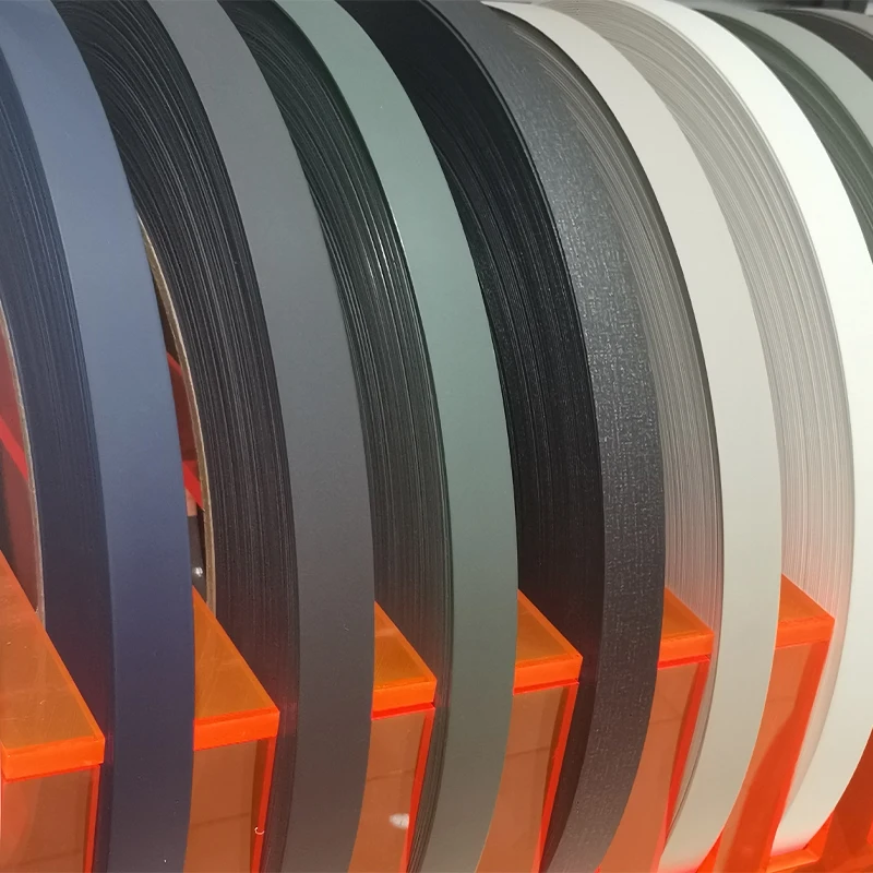 1mm Metal Plastic Brushed Table Cabinet 3d Furniture Strip Gold Custom MDF Acrylic Abs Pvc Veneer Edge Banding Tape For Plywood