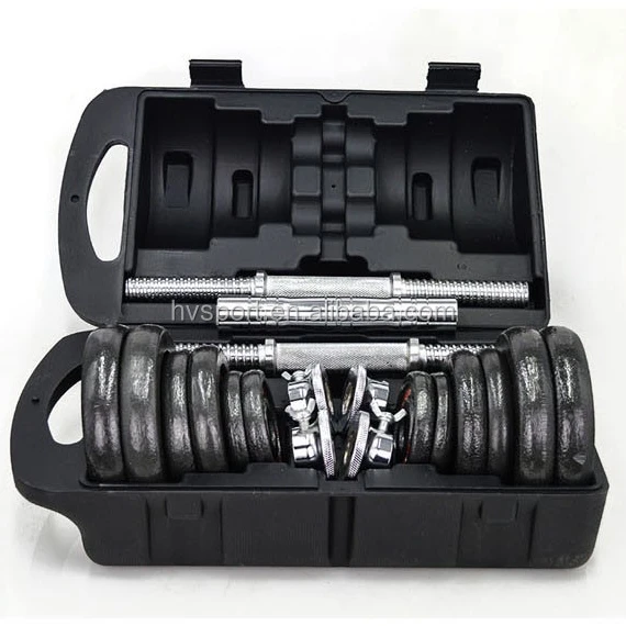 weights cheap 30kg iron dumbbell set backing black adjustable dumbbell weight lifting