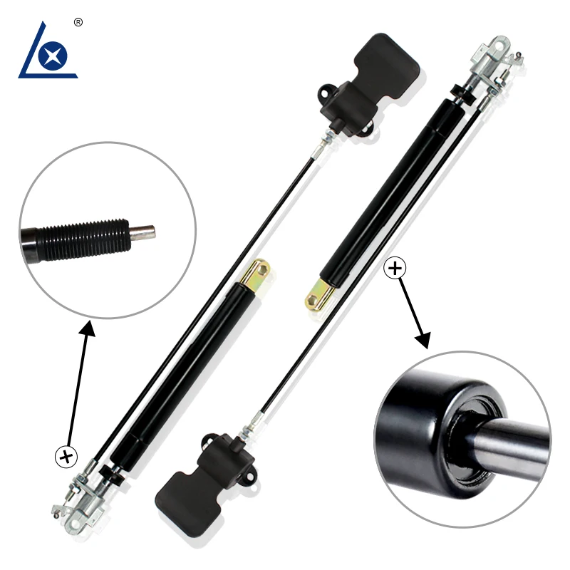 Self locked lockable gas spring gas struts