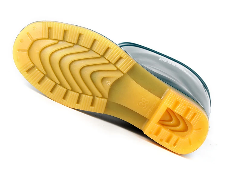 high quality durable oxford sole PVC garden rain boots for womens rain boots fishing shoes rain boots for daily work