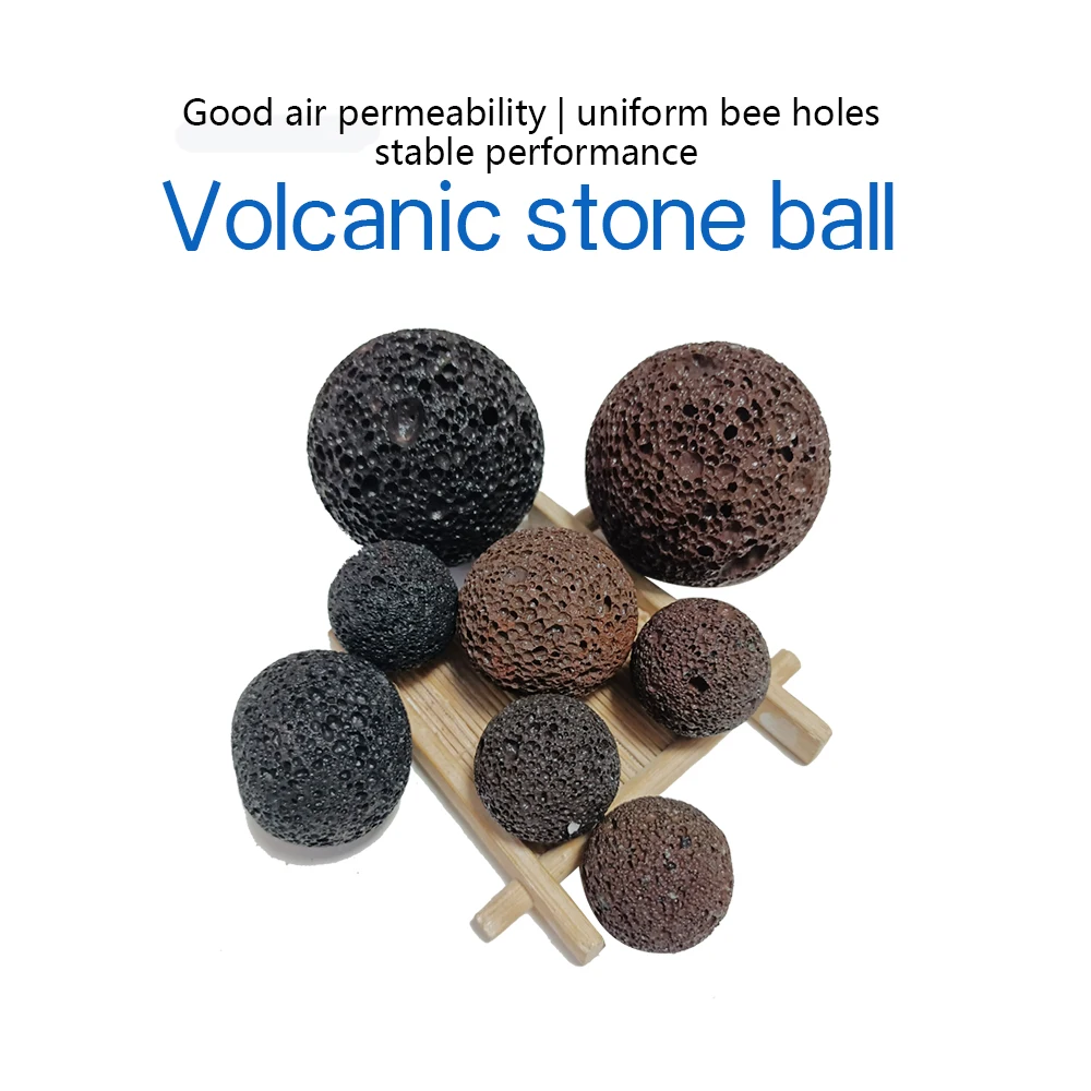 Manufacturer wholesale for sale 2cm 3cm 4cm natural lava stone ball volcanic rock sto gardening