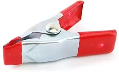 2 4 6 9 Inches Red Metal Heavy Duty A Type Spring tent Clips Clamps with PVC Handles for Wood Working insulated Crocodile Clip
