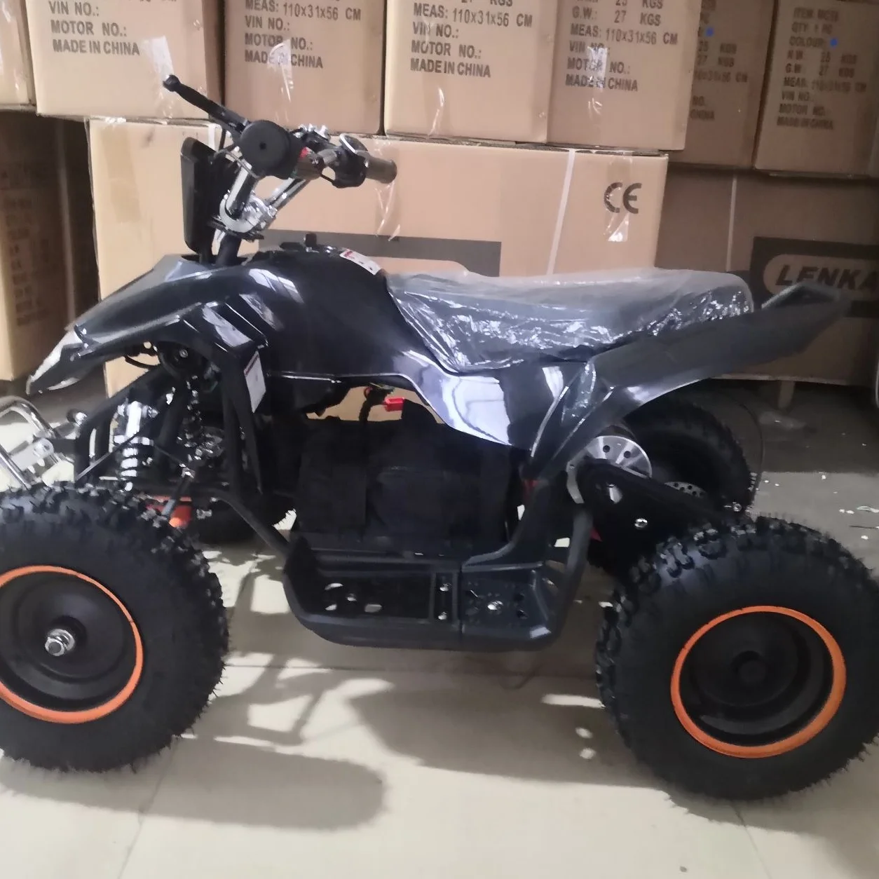 Factory 36v 48v quad bike 500w 800w 1000w electric mini atv quad for kids with CE