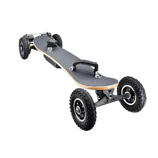 Professional powerful adult All terrain electric moutain board with 10S4P 10AH 3300W Belt Drive Motor 8 PLY maple + 2 PLY bamboo