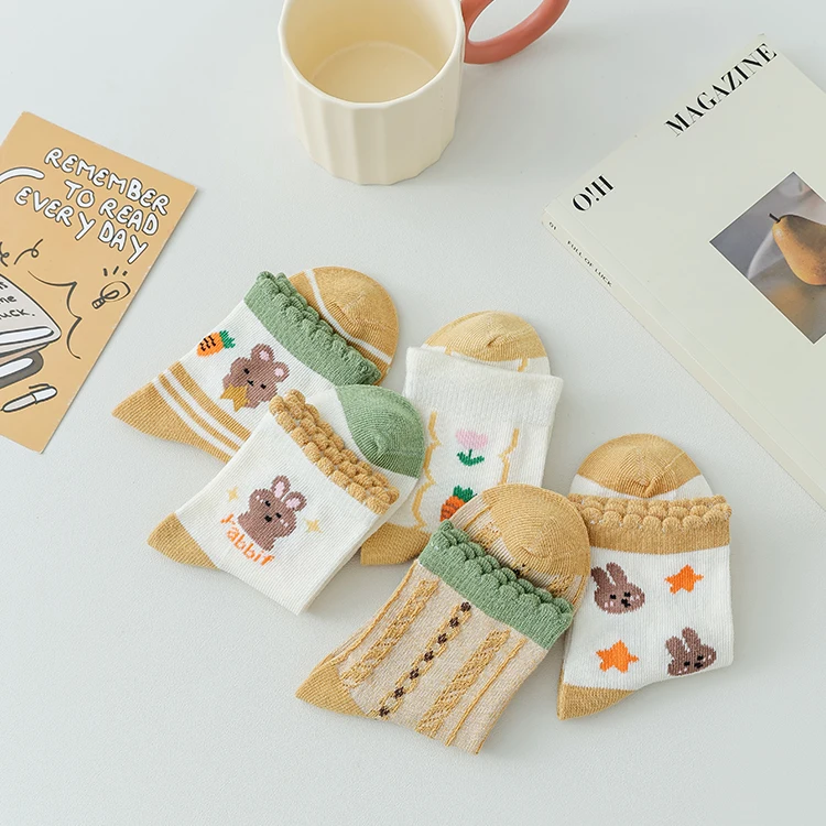 Wholesale Toddlers Girl Boy Baby Sock Knit Cute Fuzzy Baby Socks New Born Cotton Socks