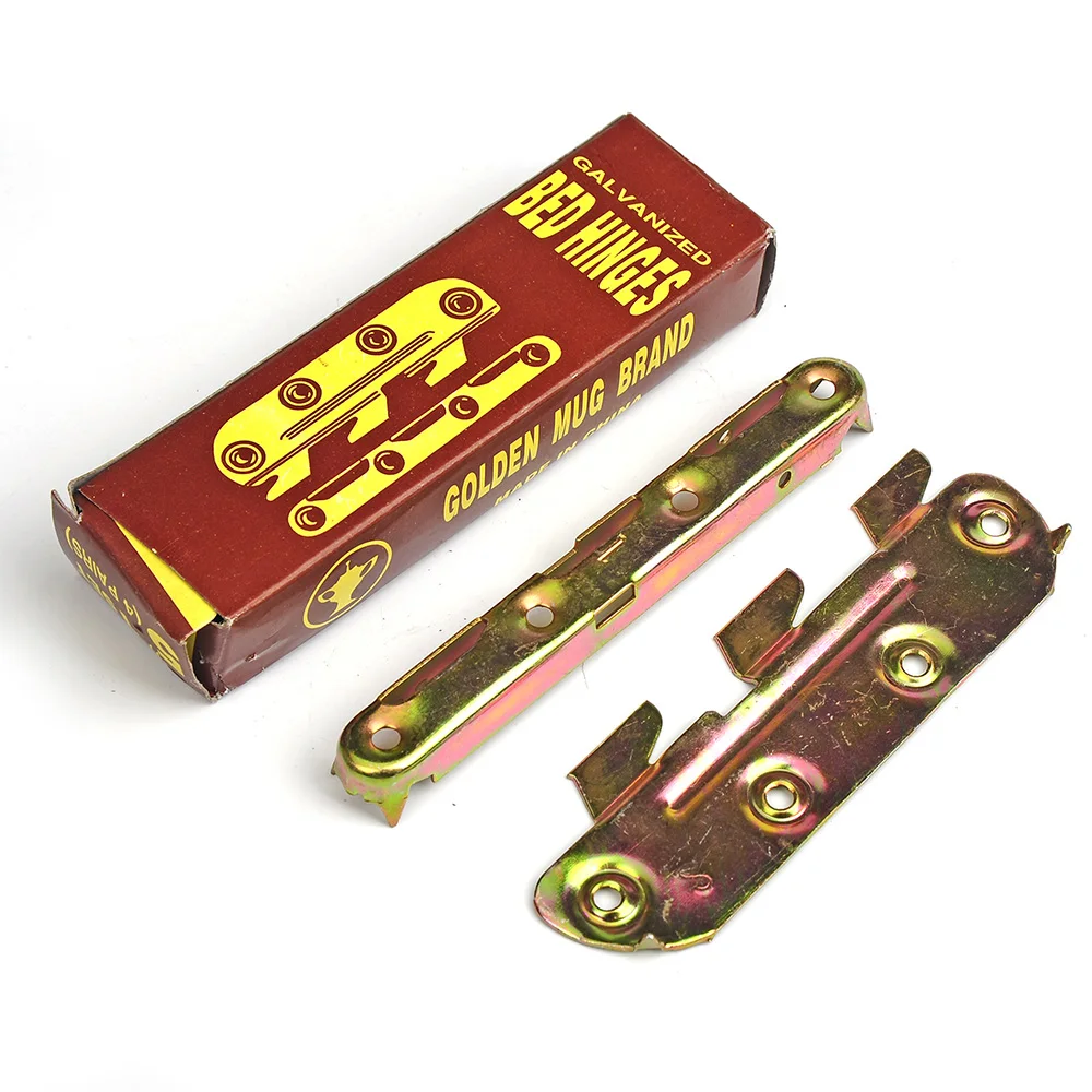 China Supplier High Quality Furniture Accessories Corner Connection Bed bracket Hinges