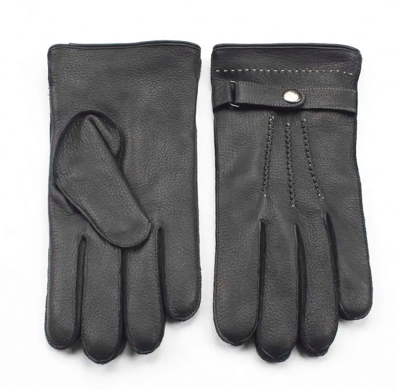 Factory directly supply good price men leather gloves cheap leather gloves thin fashion gloves