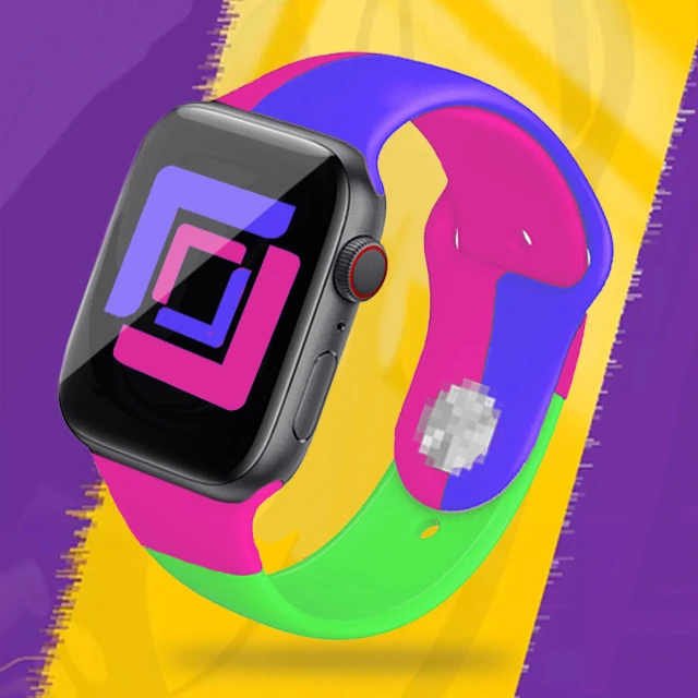 Ремешок для Apple watch series 6 5 4 3 2 1 38m 40m 42m 44m классический силиконовый браслет iWatch