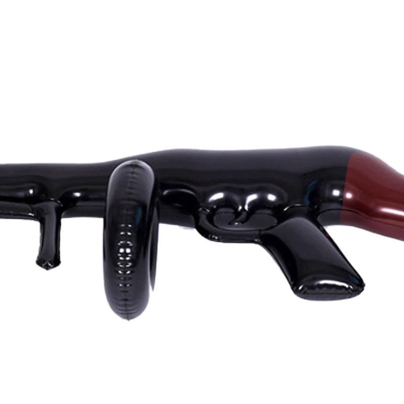Phthalate free PVC plastic blow up weapon toy inflatable gun toys