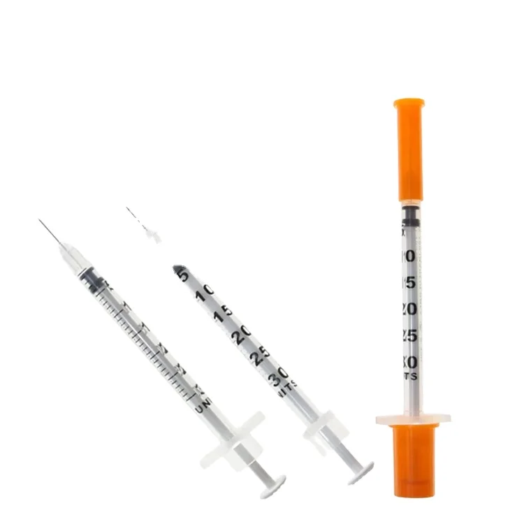 Disposable insulin syringe needle standard 0.3ml 0.5ml 1 ml 30g painless insulin syringe