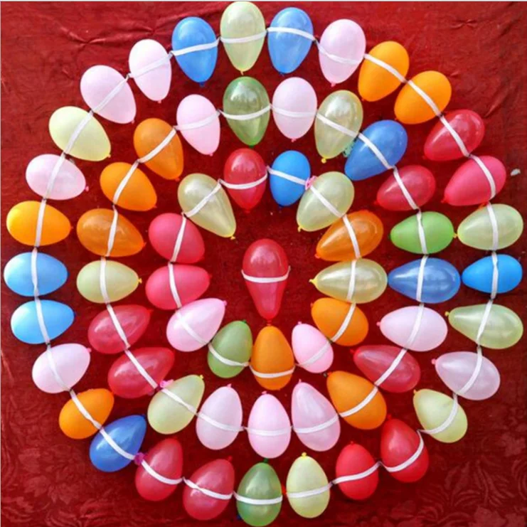 500 шт. быстрого заполнения водянные шарики цели «шары Магическая бомба игры-Лето Всплеск удовольствия для детей и взрослых воздушных шаров из латекса