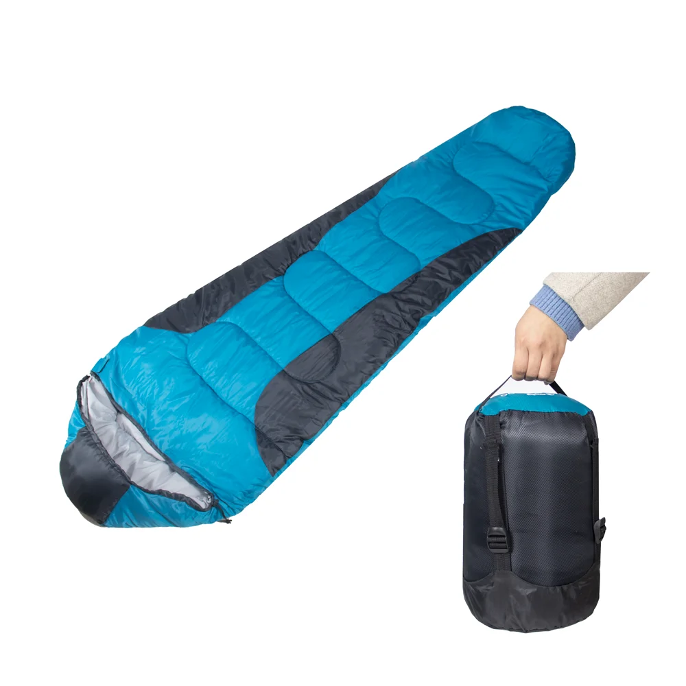 New style travel hiking ultralight heating mummy sleeping bag for camping