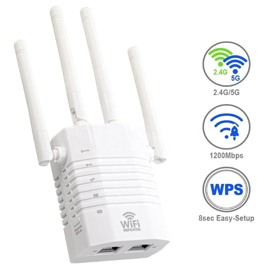 High speed wifi repeater 1200 mbps wifi repeater booster in our life
