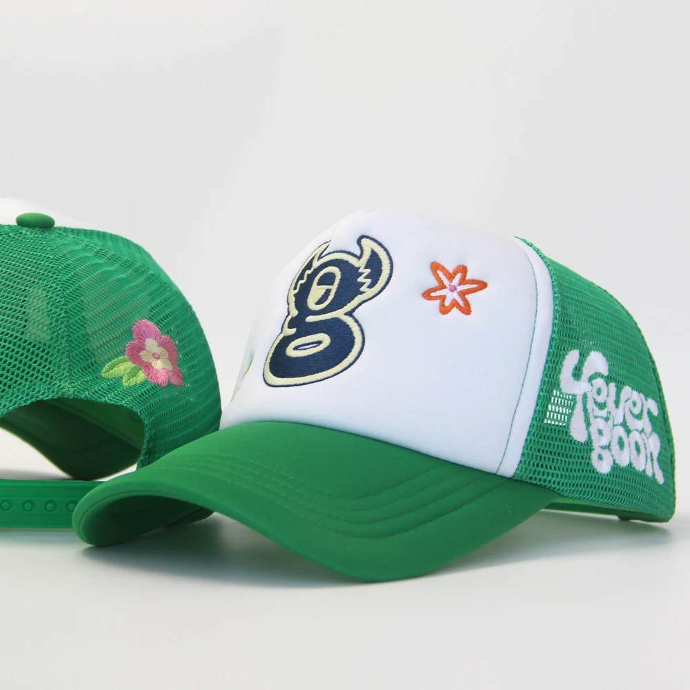 Индивидуальная Люминесцентная вышитая шляпа грузовика, светоотражающая Кепка грузовика 3 м