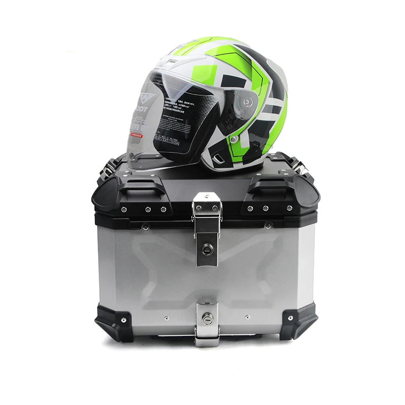 BK 45L bike side box motor aluminum alloy motorcycle panniers luggage box side case alloy top box motorcycle only for sale