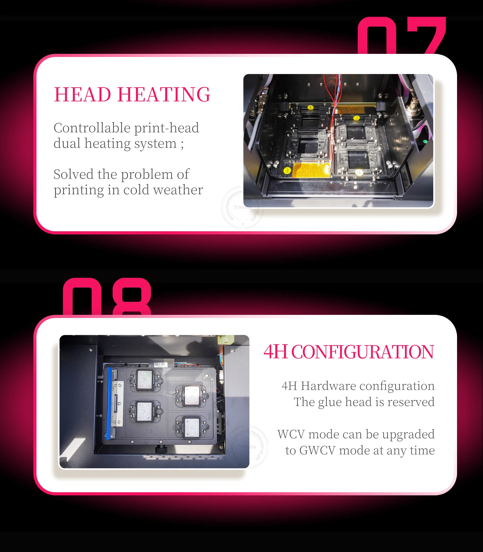 Kongkim Factory Roll To Roll 30cm 60cm A+B Film PET Transfer Film UV DTF Film For UV DTF Printer