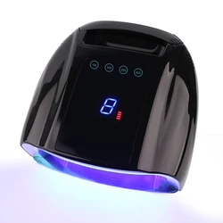 2022 High Power 96W Two Hand Gel Led Nail Lamp Cordless Pro Cure  Dryer Fast UV Led Nail Lamp