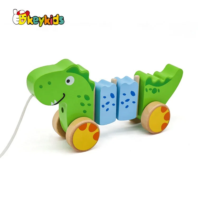 high quality mini wooden transport car carrier truck toy for kids W04A428