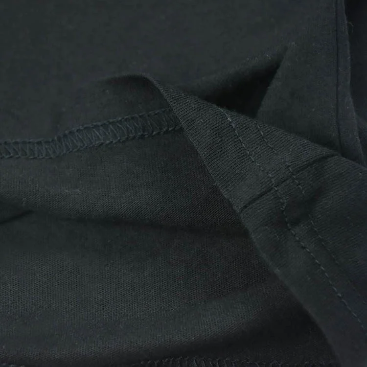 
Black Cheap Price Guangzhou 150GSM 100% Cotton Men Tshirt 