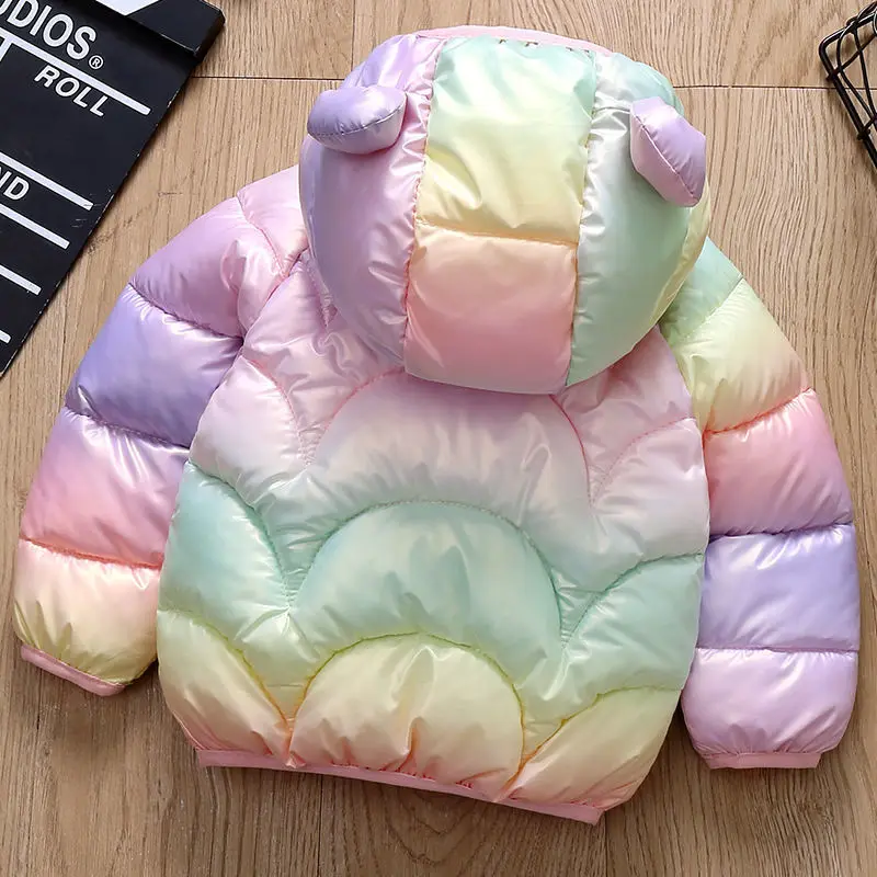  Kids Baby Clothes Thick Girls Winter Jacket Zipper Clothing Waterproof Casual
