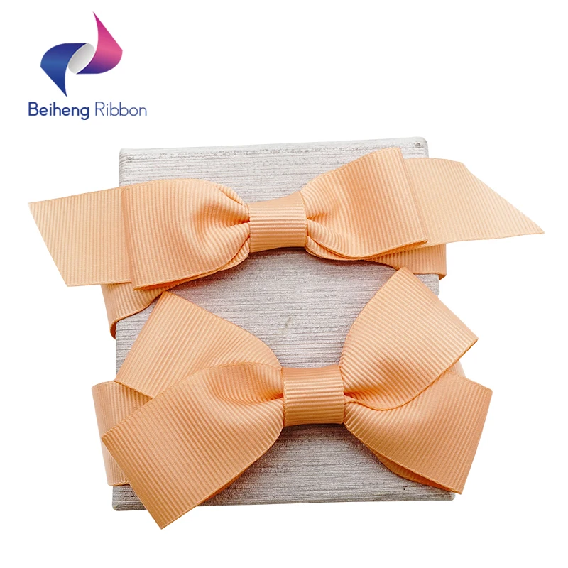 Wholesale Gift Packing 20MM Logo Printed Grosgrain Recycled Woven Ribbon Tapes Custom