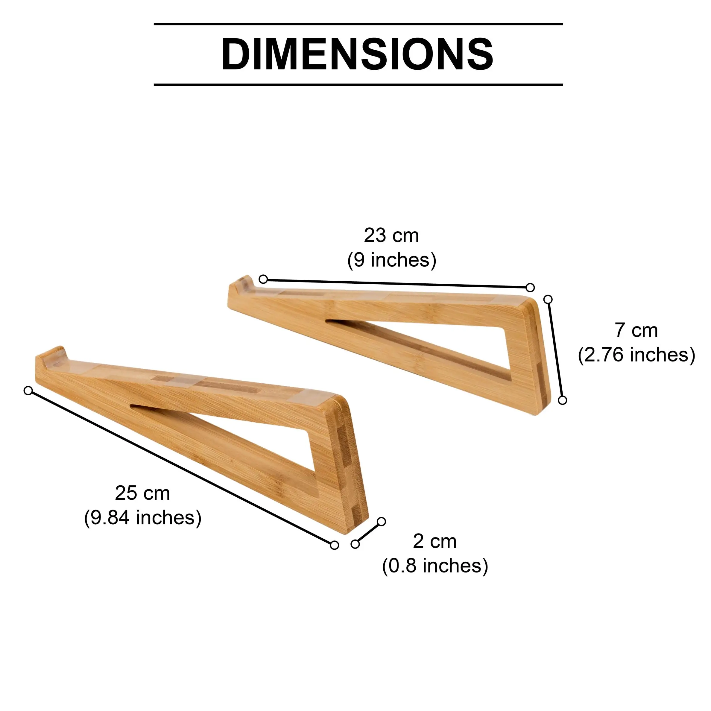 Factory Custom Bamboo Wooden Laptop Stand Portable Desk Laptop Holder for Tablet Compact Travel Laptop Stand with Silicone Pads