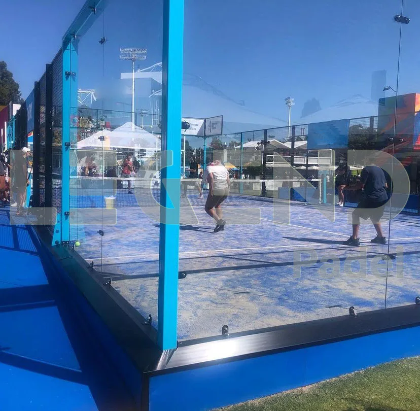 WPT High Quality New Panoramic Padel Court Gym Accessories Canchas De Padel Tennis Court Paddle Tennis Court
