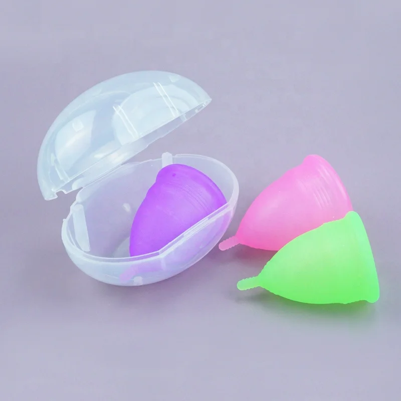Многоразовые менструальная чаша для Женщин Менструального менструальная чаша с менструальные чаши чехол