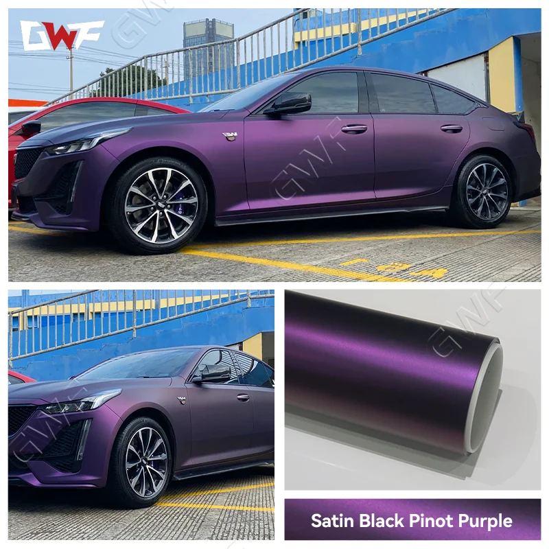 GWF TPU Satin Venom Green PPF Paint Protection Anti-scratch Film Manufacturing Color PPF Film TPU Car Wrap Color TPU PPF Wrap