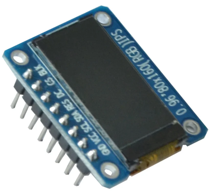 IPS 0.96 inch 7P SPI HD 65K Full Color LCD Module ST7735 Drive IC 80*160 (Not OLED)