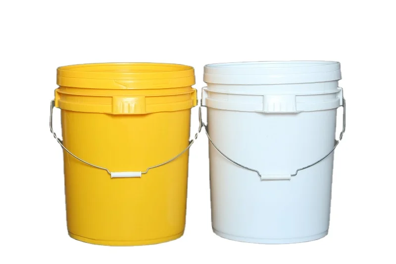 Hot Sale 20 L Plastic Pail With Red Spout Lid For Oil Packin/ Industrial Plastic Pails With Lids