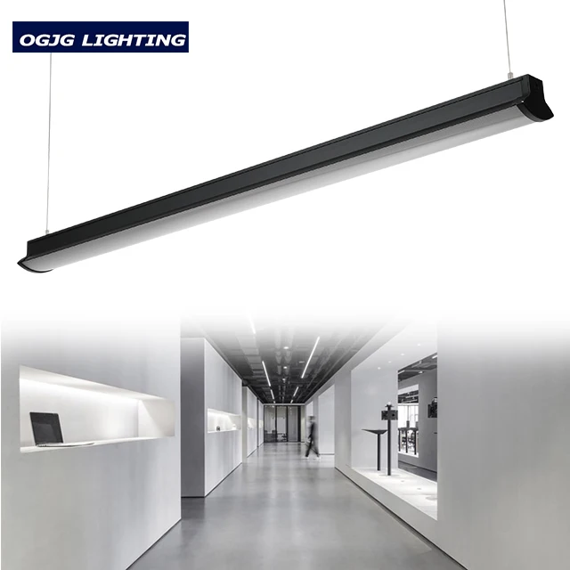 high lumen aluminum housing T8 LED tube light fixtures surface mount linear workshop light commercial LED batten ceiling lamp
