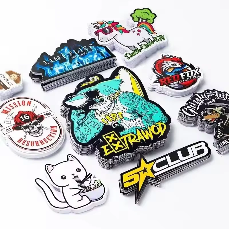 Customize Creative Shark Animals Anime Car Die Cut Stickers For Kids Cartoon Self-adhesive Sticker Amazon