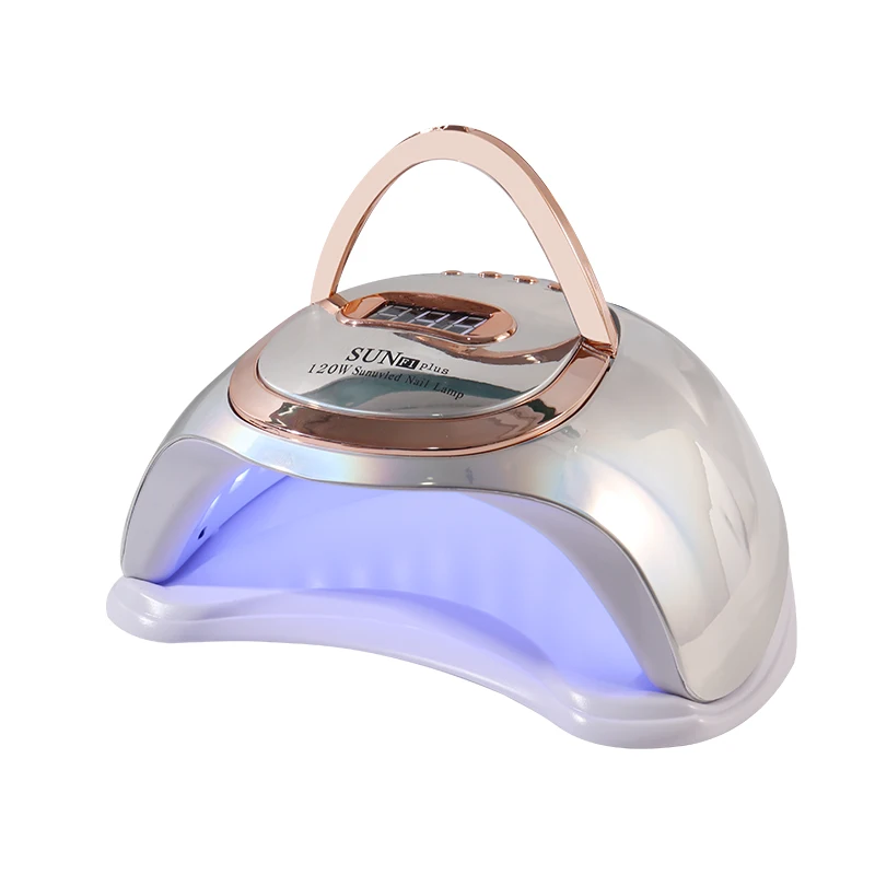Factory Spot Wholesale F1 Nail Lamp 42 Lamp Beads 120W Power Dual Light Source UV Nail Lamp