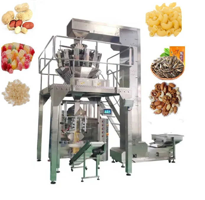 1 кг 2 кг 5 кг макароны для рисовых ногтей, семена подсолнечника, сухие фрукты, гранулированный чеснок, Нигерия, подбородок, автоматическая упаковочная машина