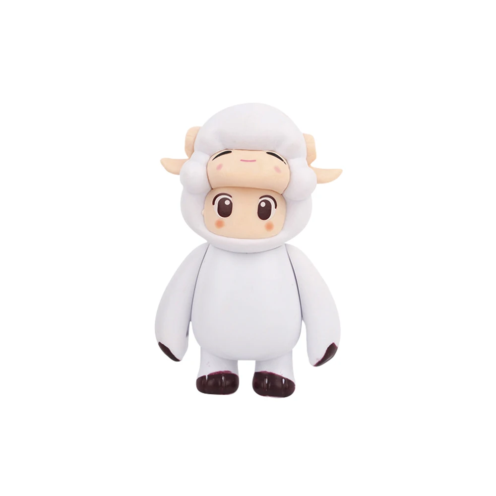 Anime cartoon hand office model mascot resin character decoration piece net red play hand office doll blind box action figu_5