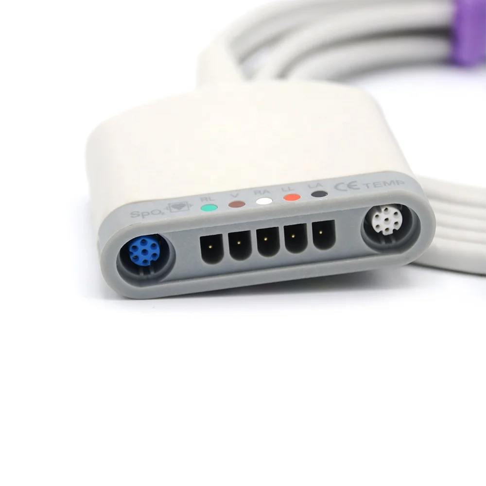 Drager-Siemens Multifunction 5 Pod cable, Compatible  2.5m 1pcs/bag