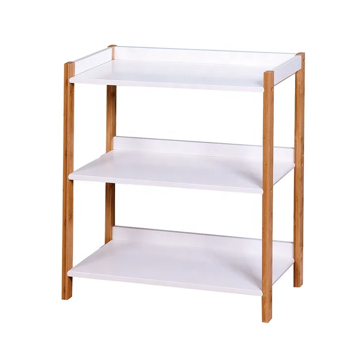 
Freestanding Bamboo Bathroom Shelf 5-Tier Storage Rack Shelving Unit for Towel 