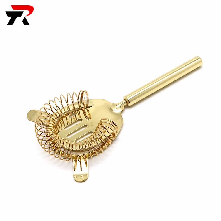 Food Grade Stainless Steel Bar Strainer Mesh Bar Strainer Custom Fine Strainer Bar Tool Set