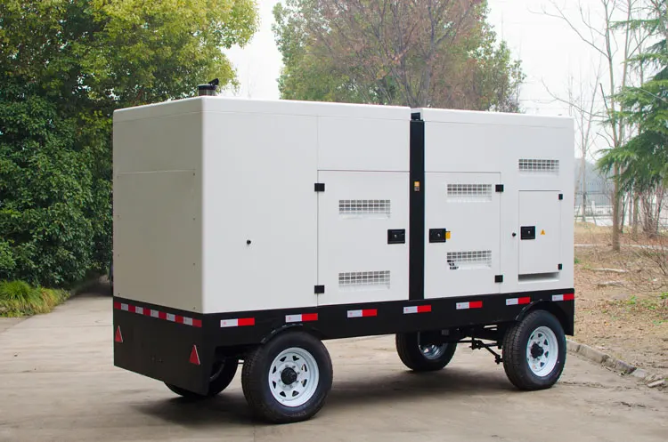  New factory sale powered by Korea Doosan engine DP086LA trailer type 200KW diesel generator