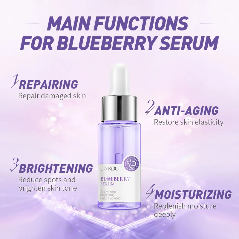 Blueberry Essence Moisturizing Moisturizing Oil Controlling Pore-Shrinking And Brightening Skin Essence