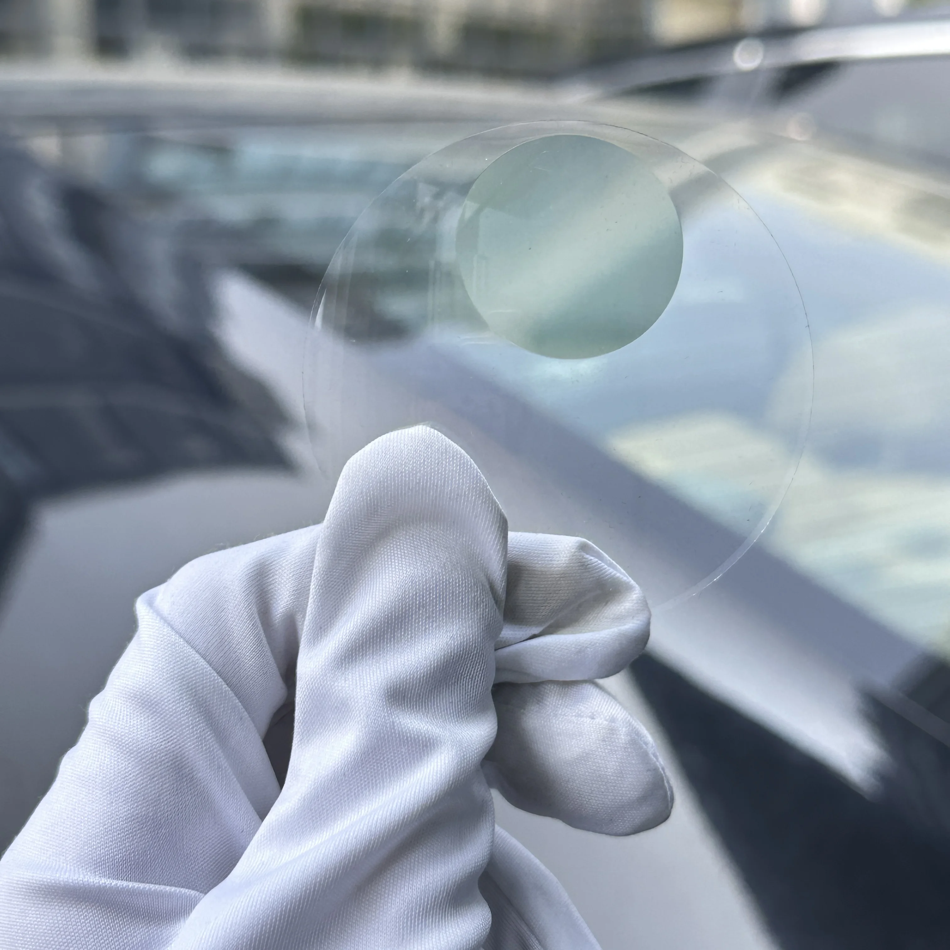 Wholesale 1.56 Uv420 Bifocal Optical Lenses Blue Cut Round Top Bifocal Super Hydrophobic Optical Lenses