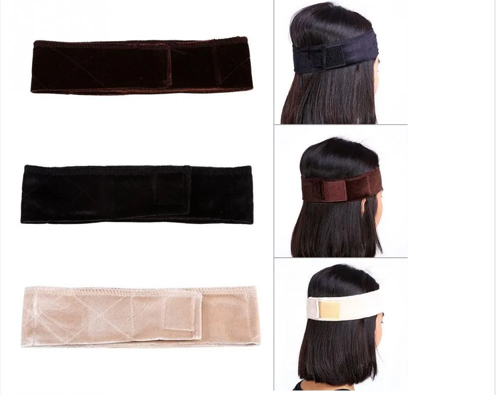 Highknight Non Slip Grip Hair Band Velvet Adjustable Grip Bands With Lace Headband