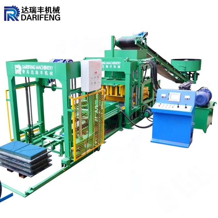 QT4-18 brick making machinery full automatic cement concrete block making machine price in ethiopia zimbabwe Zambia Ghana Kenya