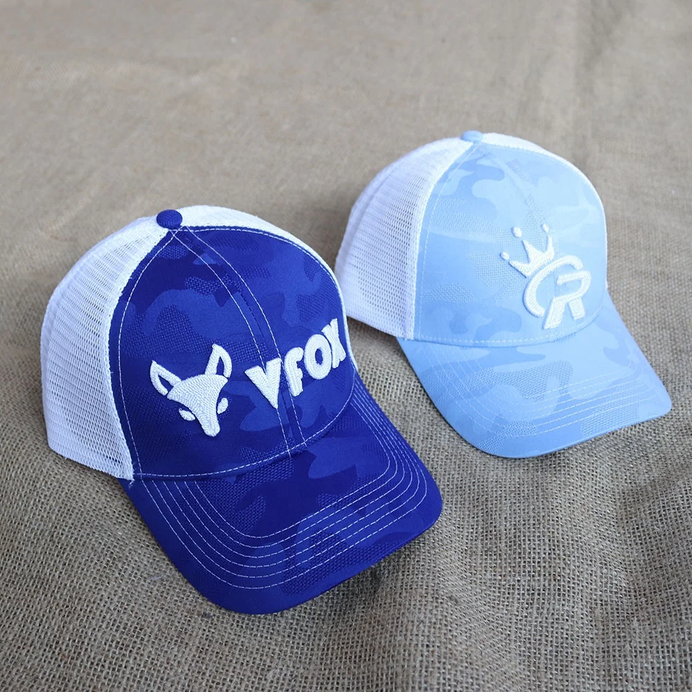 Hot Selling Hat Style 6 Panel Trucker Caps Special Jacquard Fabric Custom 3D Rope Embroidery Logo Trucker Hats Caps