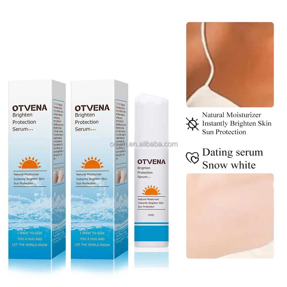 OTVENA sun protection products body lotion for natural skin whitening lotion with spf