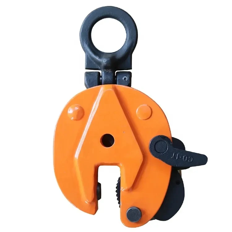 CDH type Vertical plate lifting clamp safety factor 4 times forged 8 ton Carbon Steel Vertical Lifting Clamp