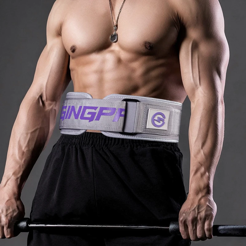 Fitness Belt Weight Squat Lift Strength Weight Training and Waist Protection Nylon Professional Protective Belt