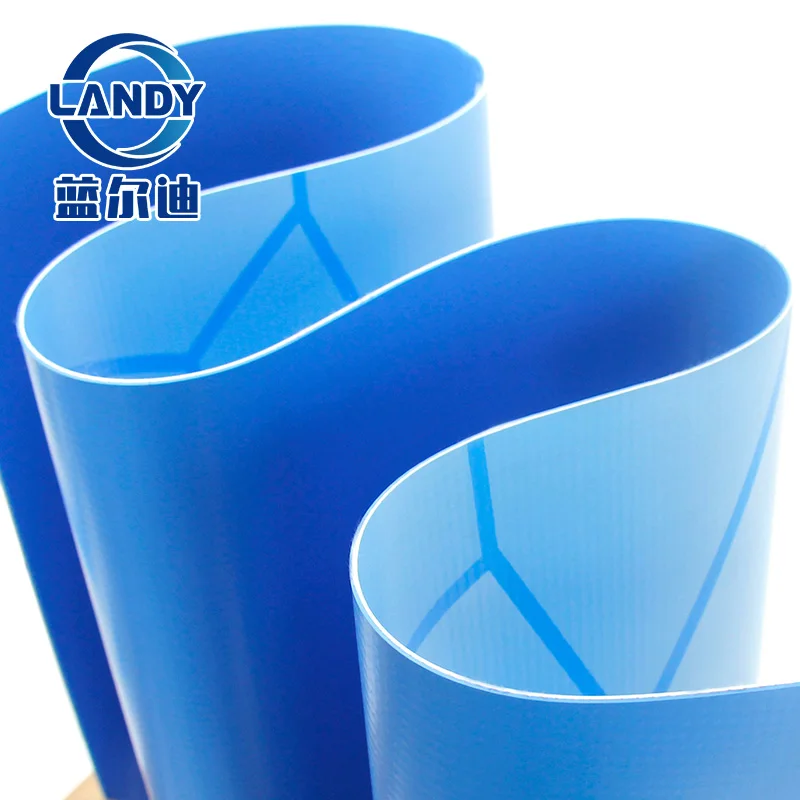 Landy Dark Blue Inground Swimming Pool Liners PVC Material for Large Hotel Swimming Pool
